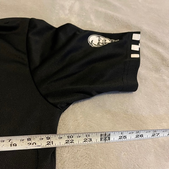 KFC Make The Colonel Proud Black Short Sleeve Polo Shirt Men's Size M Polyester - Picture 6 of 8